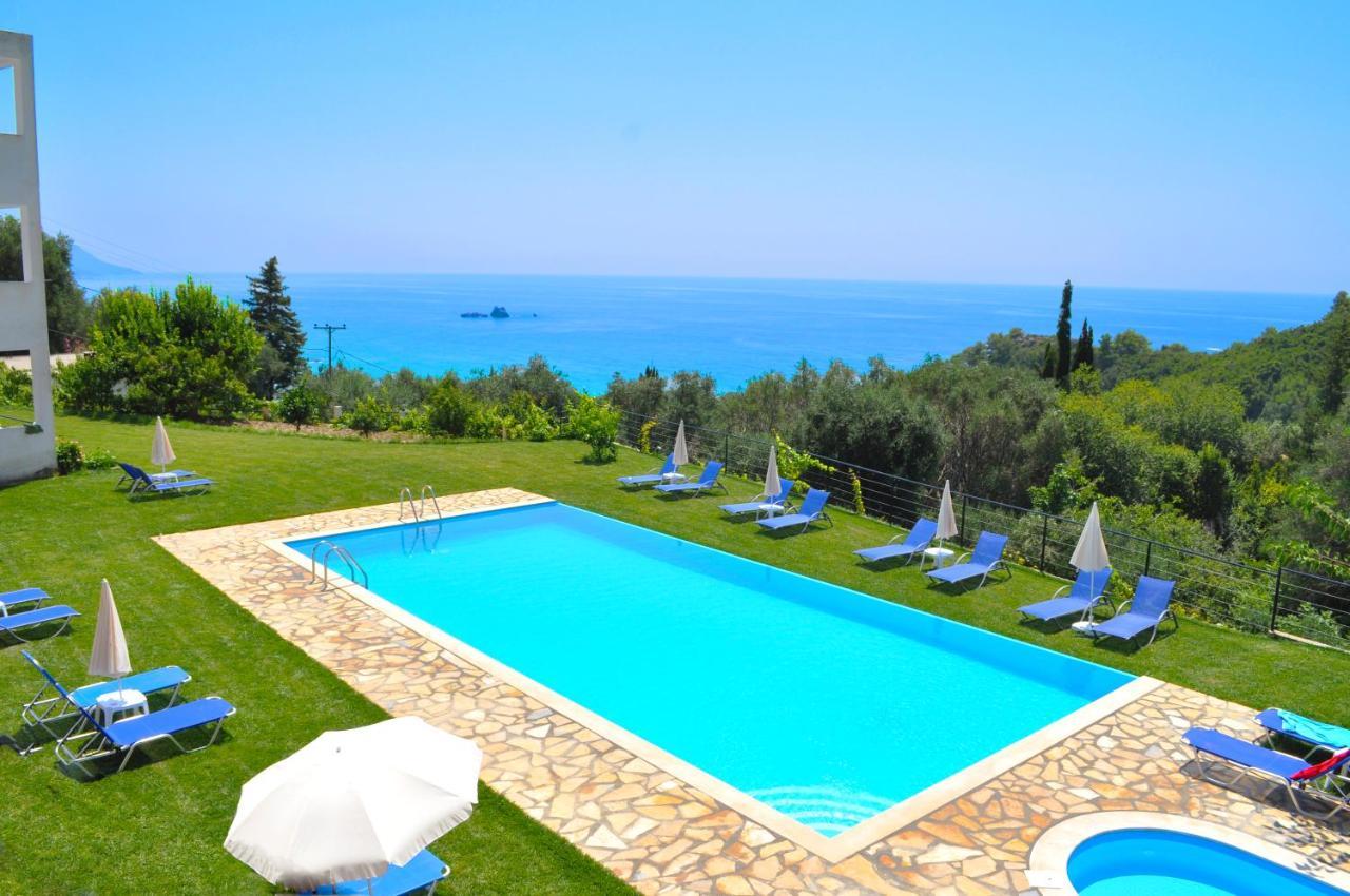 Luxury Loft Apartment With Pool - Pelekas Beach, Corfu Extérieur photo