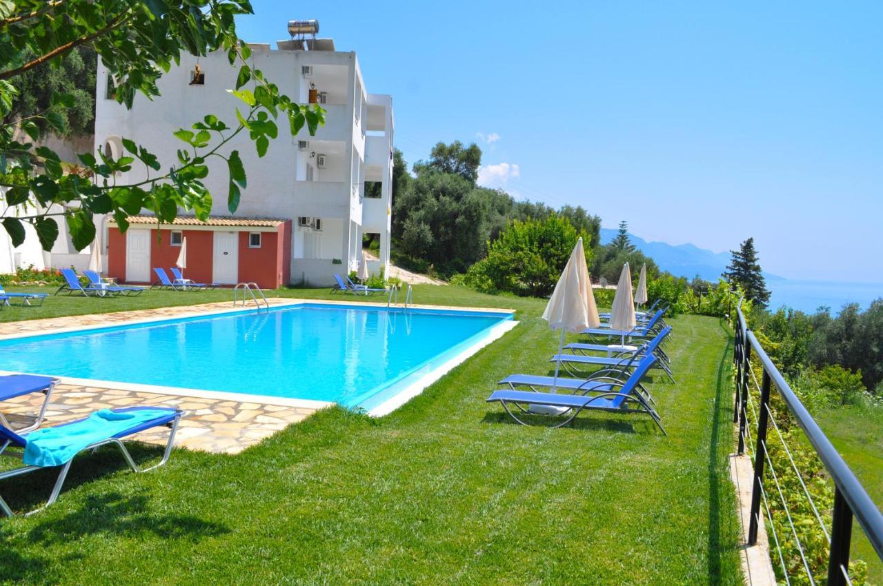 Luxury Loft Apartment With Pool - Pelekas Beach, Corfu Extérieur photo