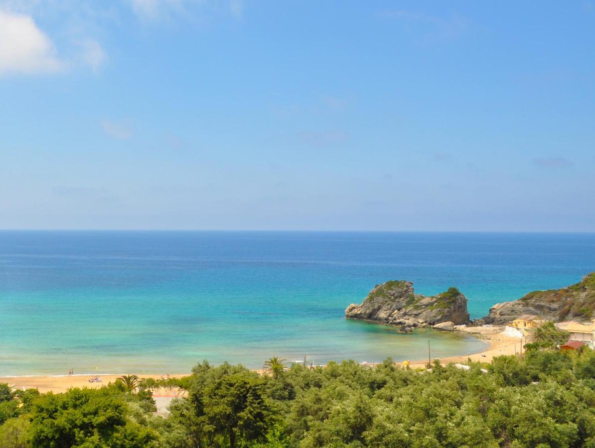 Luxury Loft Apartment With Pool - Pelekas Beach, Corfu Extérieur photo