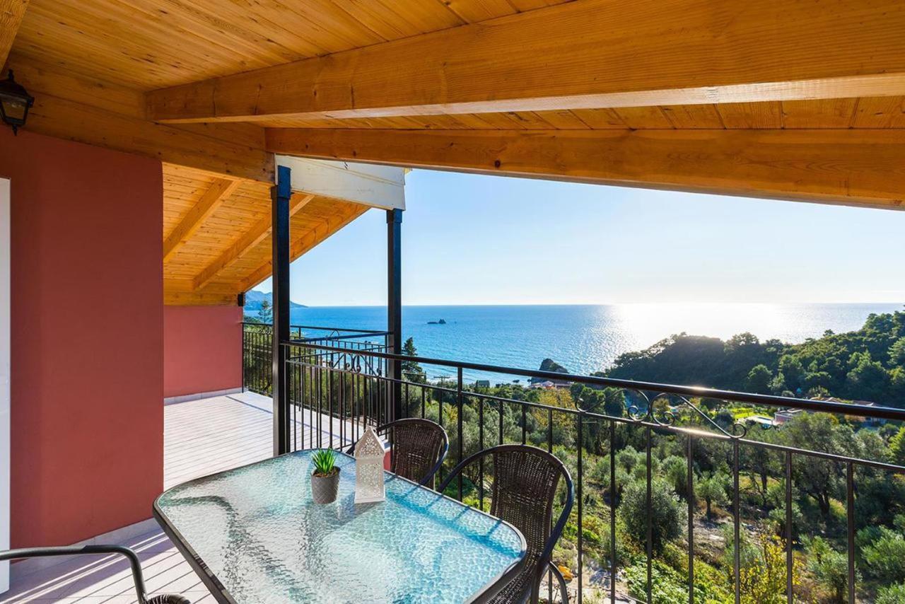 Luxury Loft Apartment With Pool - Pelekas Beach, Corfu Extérieur photo