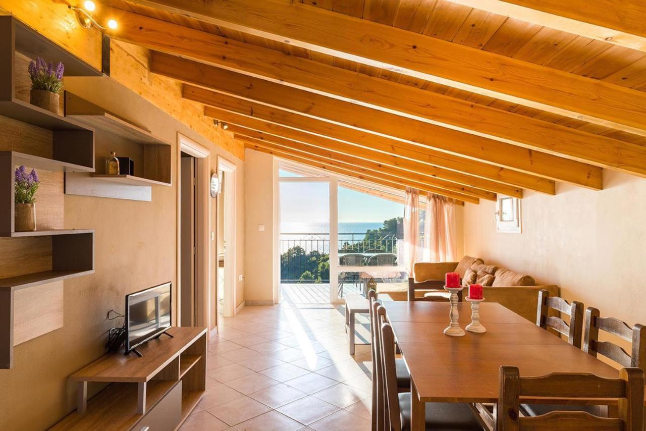 Luxury Loft Apartment With Pool - Pelekas Beach, Corfu Extérieur photo