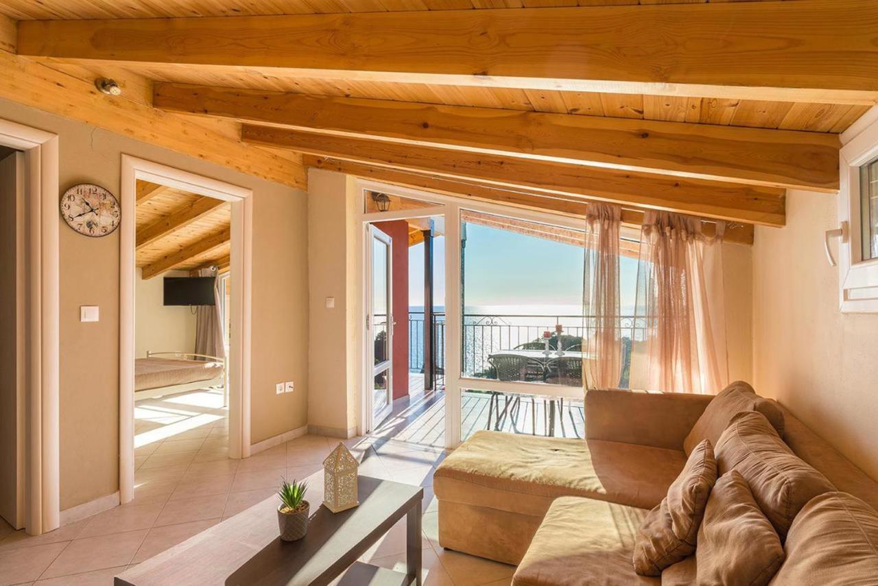 Luxury Loft Apartment With Pool - Pelekas Beach, Corfu Extérieur photo