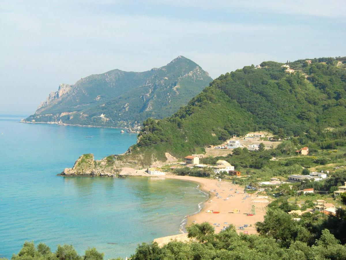 Luxury Loft Apartment With Pool - Pelekas Beach, Corfu Extérieur photo